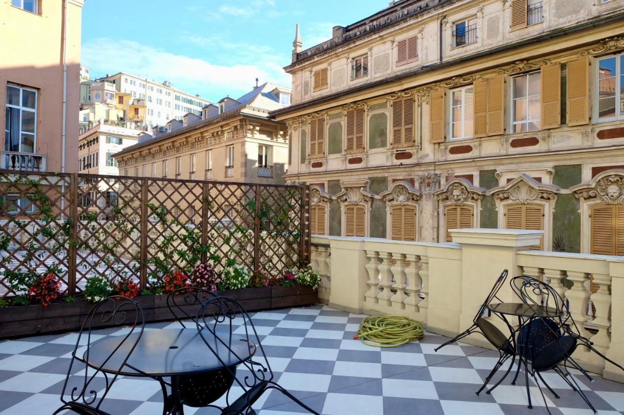 Апартаменты Monolocale Di Pregio Palazzo Dei Rolli Генуя Экстерьер фото