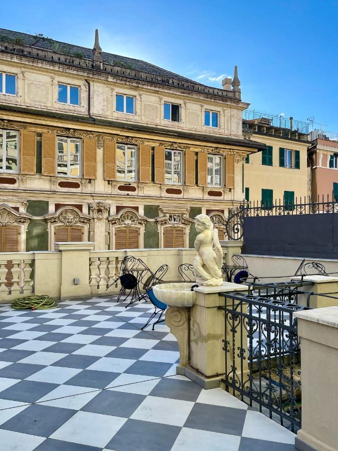 Апартаменты Monolocale Di Pregio Palazzo Dei Rolli Генуя Экстерьер фото